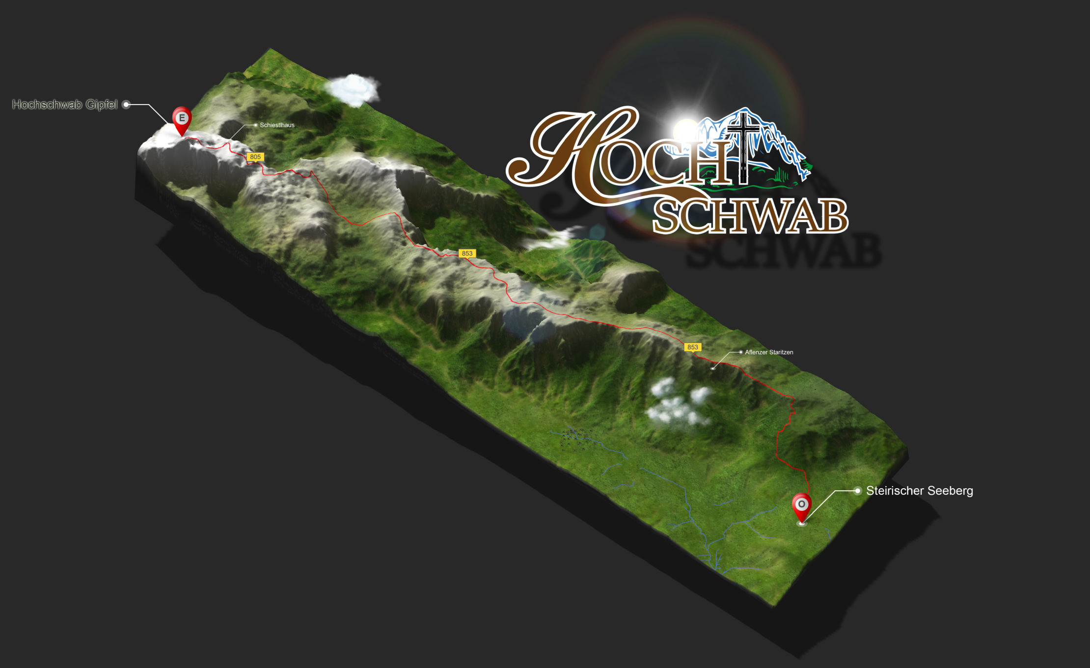 Bodenbauer - Häuslalm - Biwakhütte - Hochschwab Gipfel